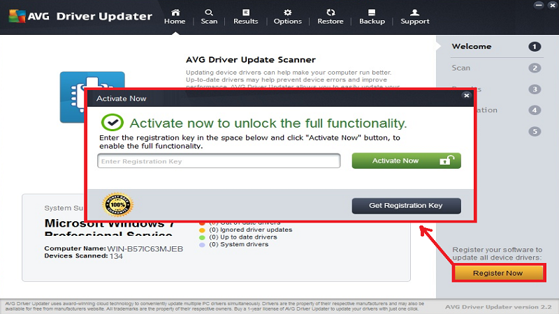avast driver updater registration key